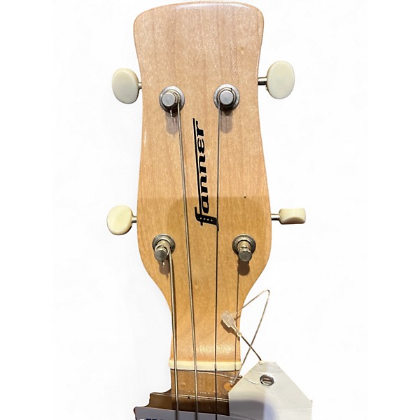 Used Fanner Electric Baritone Uke Black Ukulele