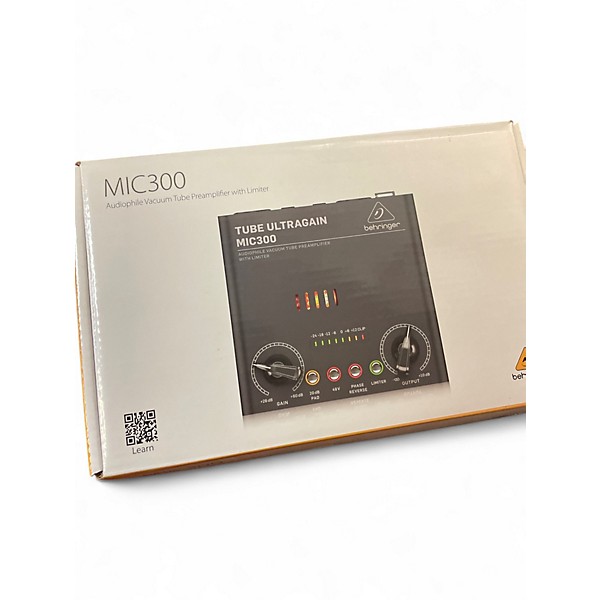 Used Behringer MIC300 Tube Ultragain Microphone Preamp