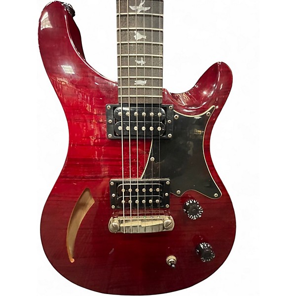 Used PRS SE Custom 22 Semi-Hollowbody RED Hollow Body Electric Guitar