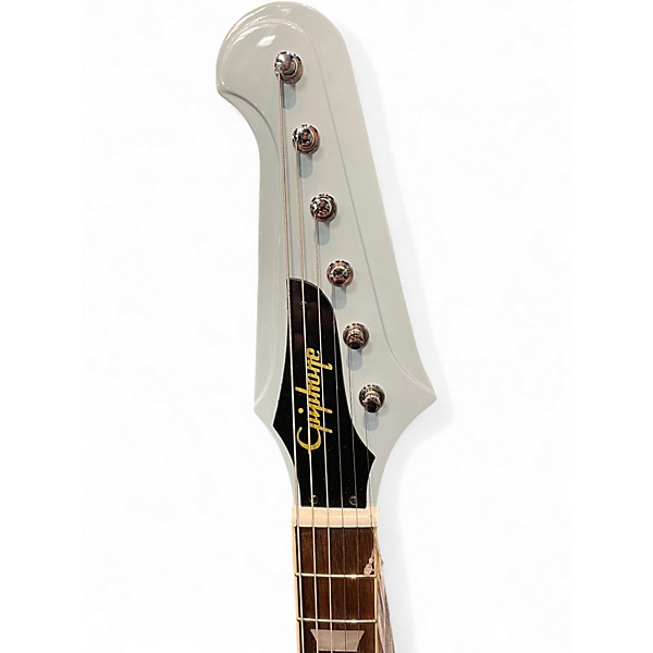 Used Epiphone Firebird V inspired by gibson custom shop  frost blue Solid Body Electric Guitar