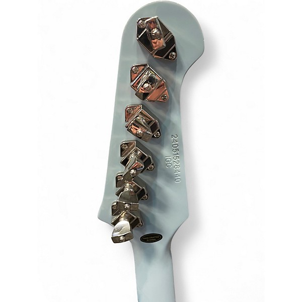 Used Epiphone Firebird V inspired by gibson custom shop  frost blue Solid Body Electric Guitar