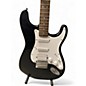 Used Squier Stratocaster Black Solid Body Electric Guitar