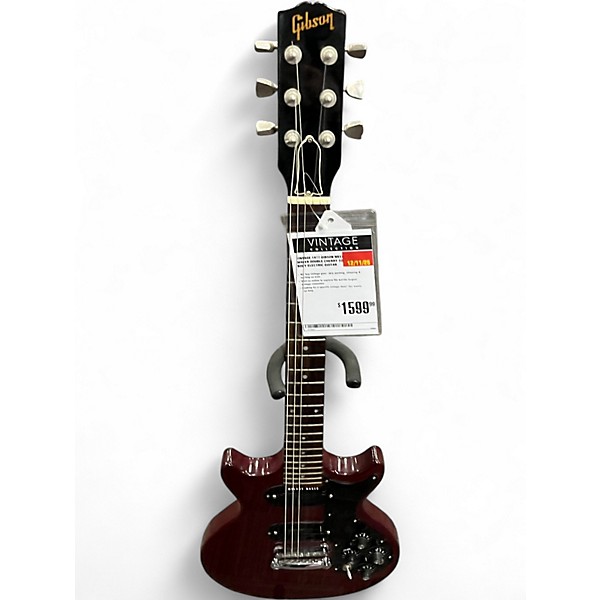 Vintage 1977 Gibson melody maker double cherry Solid Body Electric Guitar