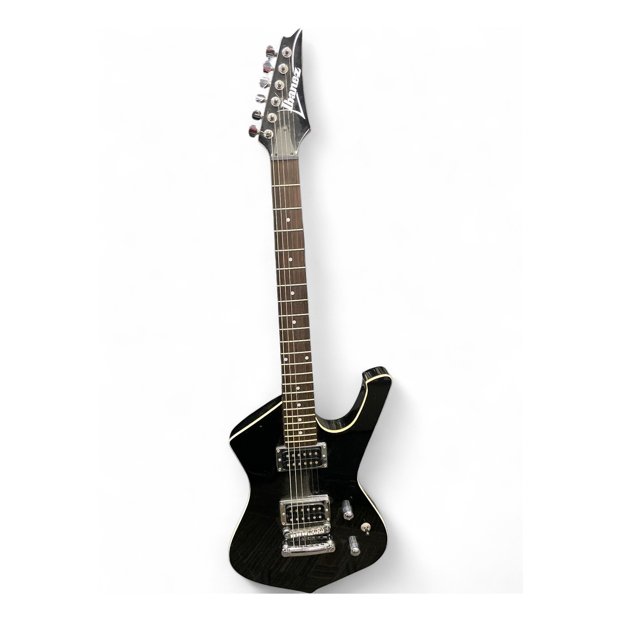 Used Ibanez IC500 Iceman Black Solid Body Electric Guitar Black