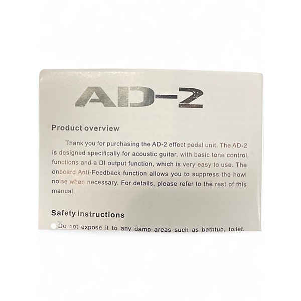 Used Joyo AD-2 Effect Pedal