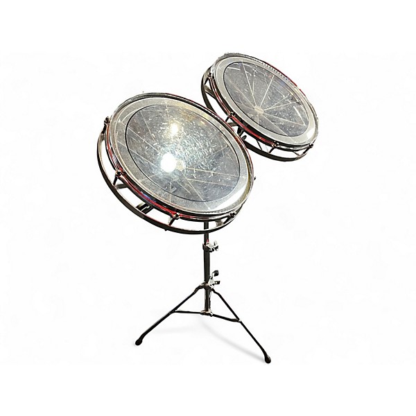 Used 1980s Remo Multiple Rototom Chrome Roto Toms
