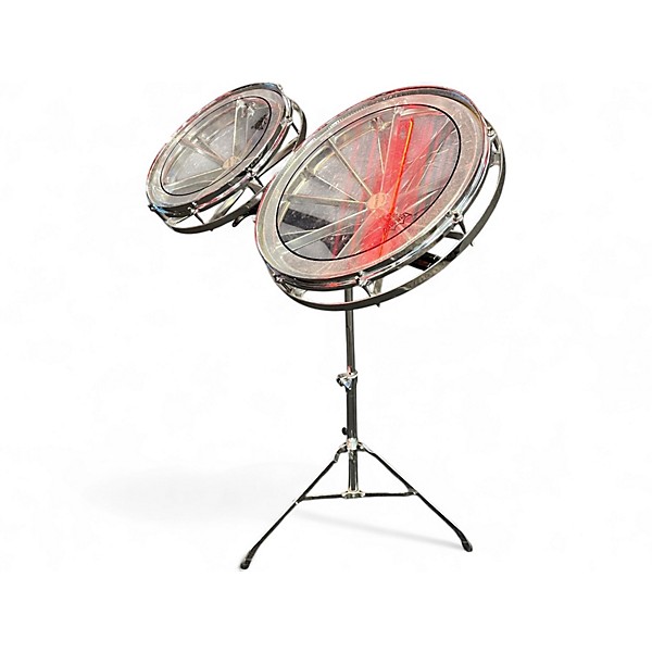 Used 1980s Remo Multiple Rototom Chrome Roto Toms