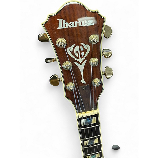 Used Ibanez LGB30 George Benson Signature Natural Hollow Body Electric Guitar