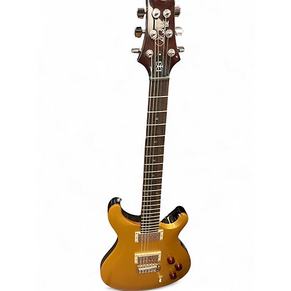 Used PRS SE DGT TREM Gold Top Solid Body Electric Guitar