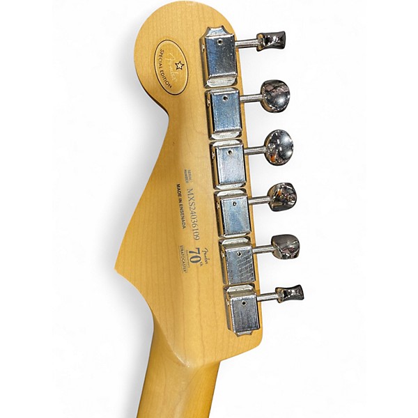 Used Fender Player II Stratocaster HSS Plus Limite Blue Burst Solid Body Electric Guitar