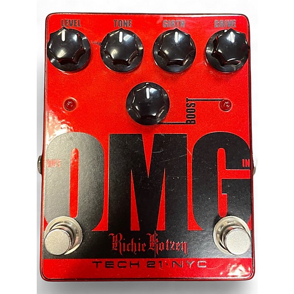 Used Tech 21 Ritchie Kotzen OMG Overdrive Effect Pedal