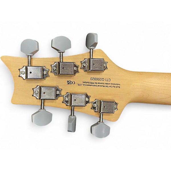 Used PRS SE Silver Sky Stone Blue Solid Body Electric Guitar