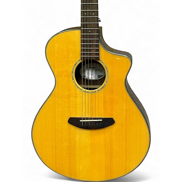 Used Breedlove Pursuit Concert Ebony Natural Acoustic Electric Guitar