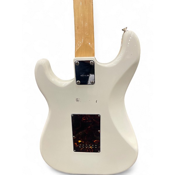 Used Cortez STRATOCASTER White Solid Body Electric Guitar