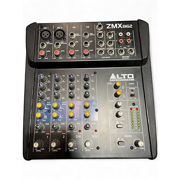 Used Alto ZMX862 6-Channel Unpowered Mixer