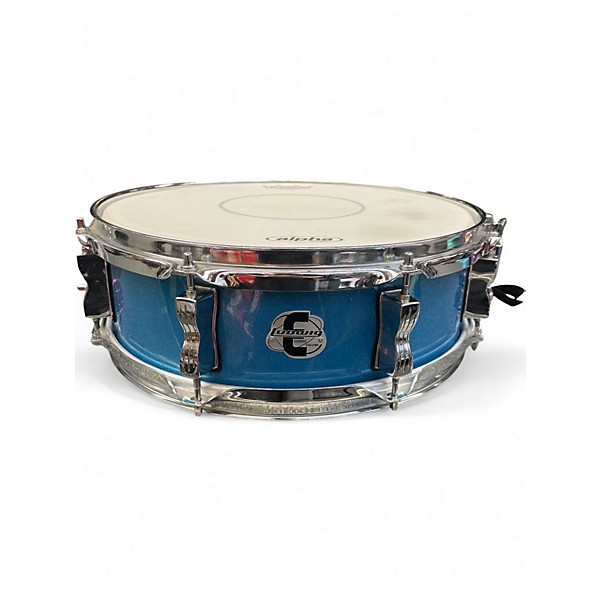 Used Ludwig 14X5 Element Evolution  Blue Sparkle Drum
