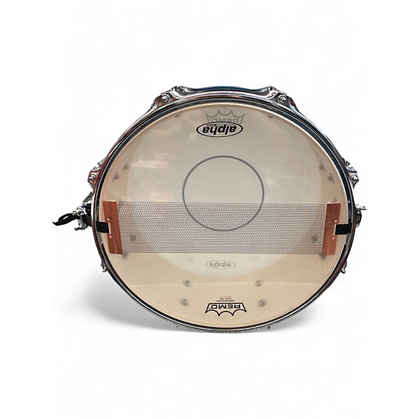 Used Ludwig 14X5 Element Evolution  Blue Sparkle Drum