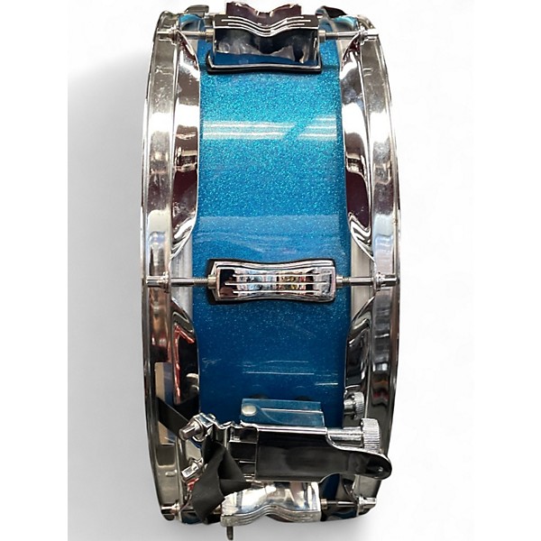 Used Ludwig 14X5 Element Evolution  Blue Sparkle Drum