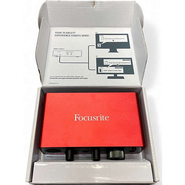 Used Focusrite Scarlett Solo Gen 3 Audio Interface