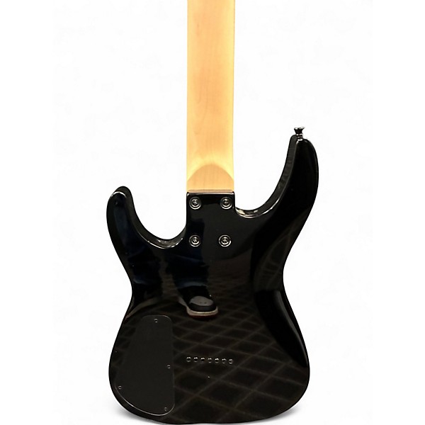 Used Jackson JS22-7 Dinky 7 String Black Solid Body Electric Guitar