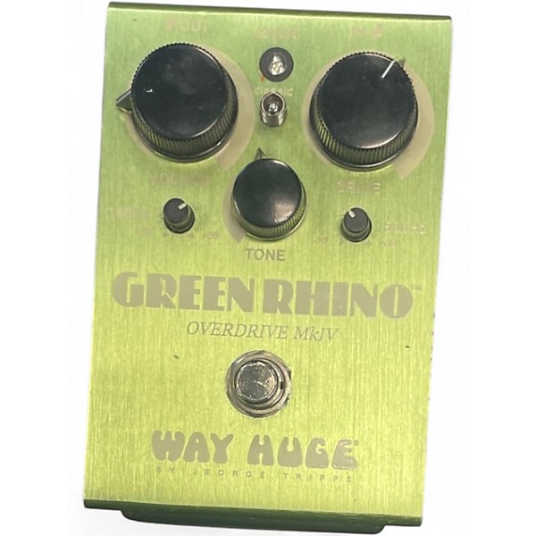 Used Way Huge Electronics WHE202 Green Rhino Overdrive Effect Pedal