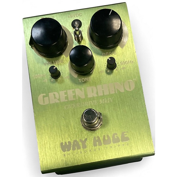 Used Way Huge Electronics WHE202 Green Rhino Overdrive Effect Pedal