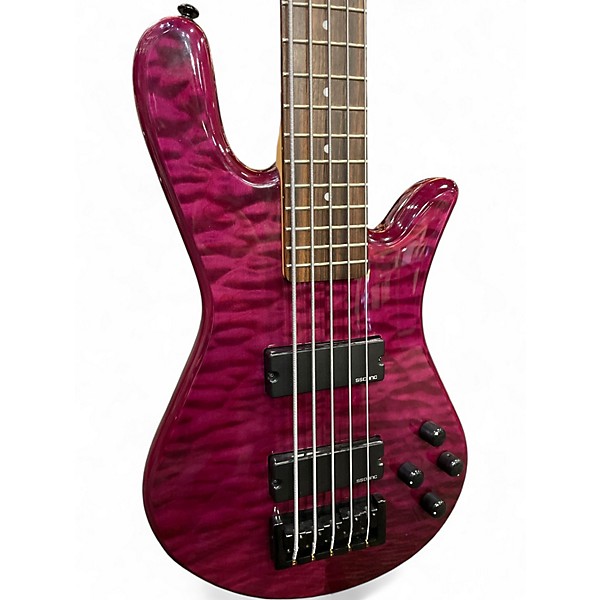 Used Spector Legend 5 Standard Purple Electric Bass Guitar