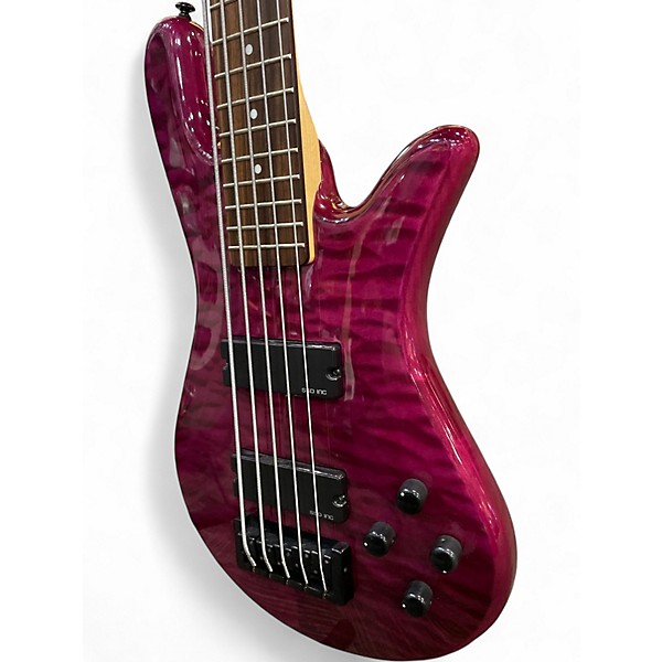 Used Spector Legend 5 Standard Purple Electric Bass Guitar