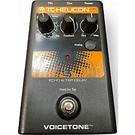 Used TC Helicon VOICETONE SINGLE E1 Effect Pedal