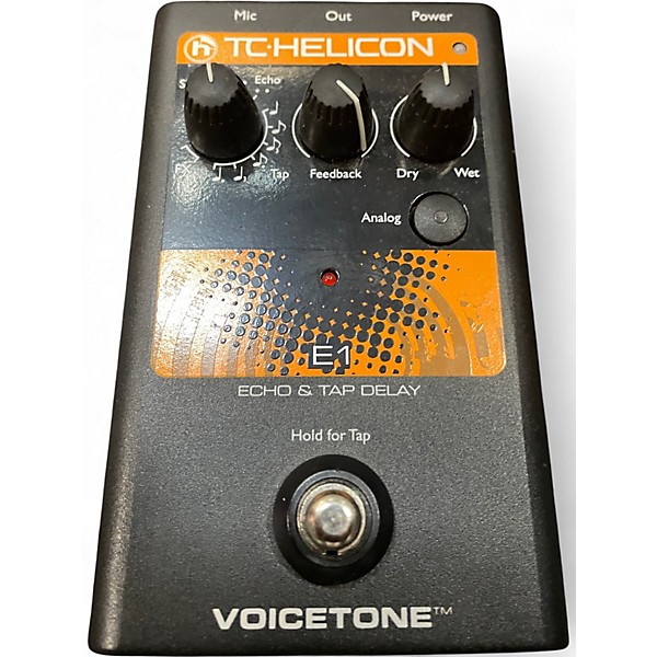 Used TC Helicon VOICETONE SINGLE E1 Effect Pedal