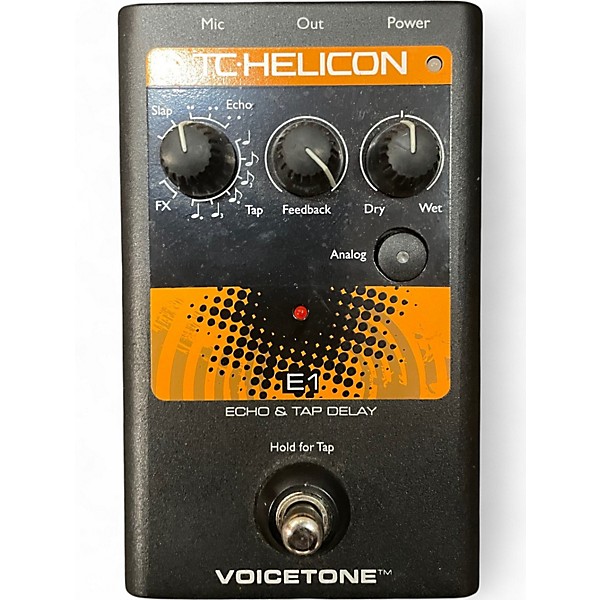 Used TC Helicon VOICETONE SINGLE E1 Effect Pedal
