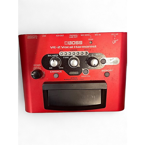 Used BOSS VE2 Vocal Harmonist Effect Processor