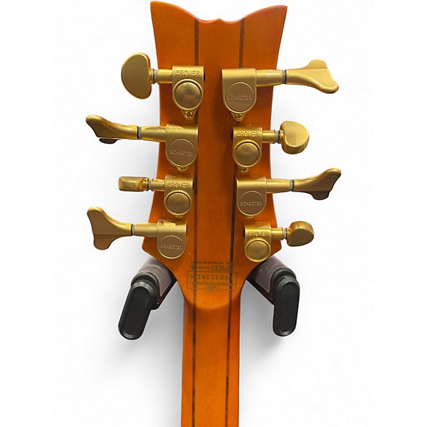 Used Schecter Guitar Research STILETTO STUDIO 8 STRING SATIN HONEY Electric Bass Guitar