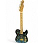 Used Fender Artist Series James Burton Telecaster Blue Paisley Flames Solid Body Electric Guitar thumbnail