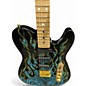Used Fender Artist Series James Burton Telecaster Blue Paisley Flames Solid Body Electric Guitar