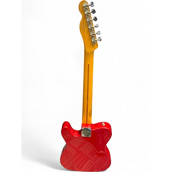 Used Squier Standard Telecaster Red Solid Body Electric Guitar