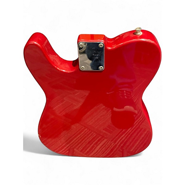 Used Squier Standard Telecaster Red Solid Body Electric Guitar
