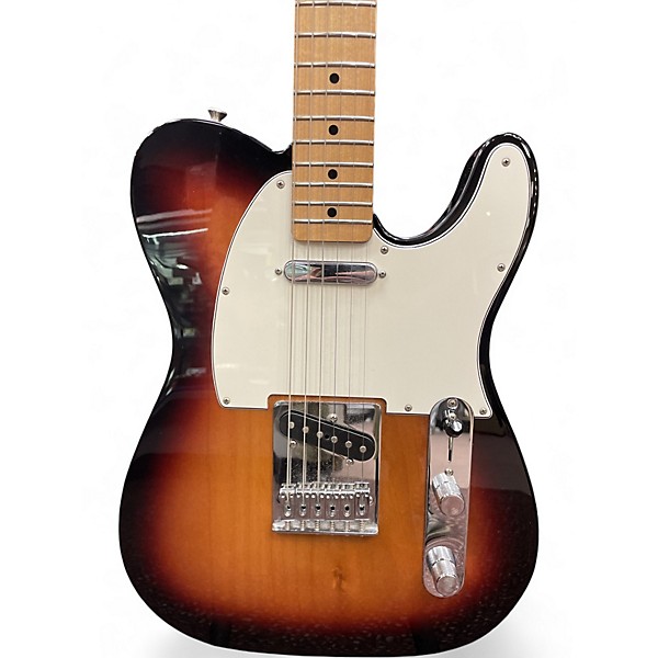 Used Fender Standard Telecaster Brown Sunburst Solid Body Electric Guitar