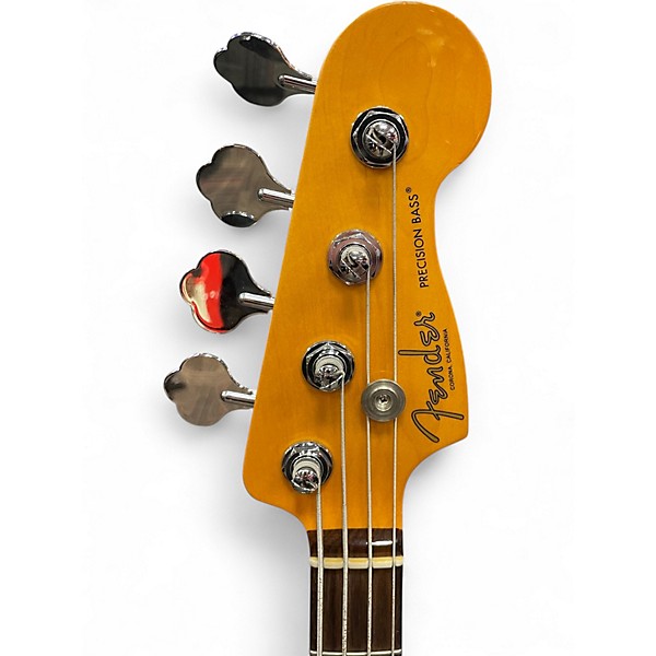 Used Fender American Professional II Precision Bass Olympic White Electric Bass Guitar