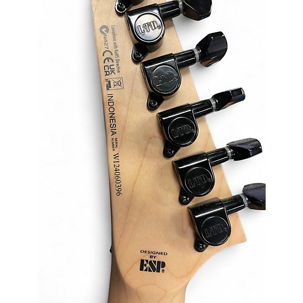 Used ESP LTD MH200 Black Solid Body Electric Guitar