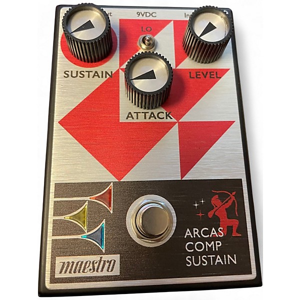 Used Maestro ARCAS COMPRESSOR SUSTAIN Effect Pedal