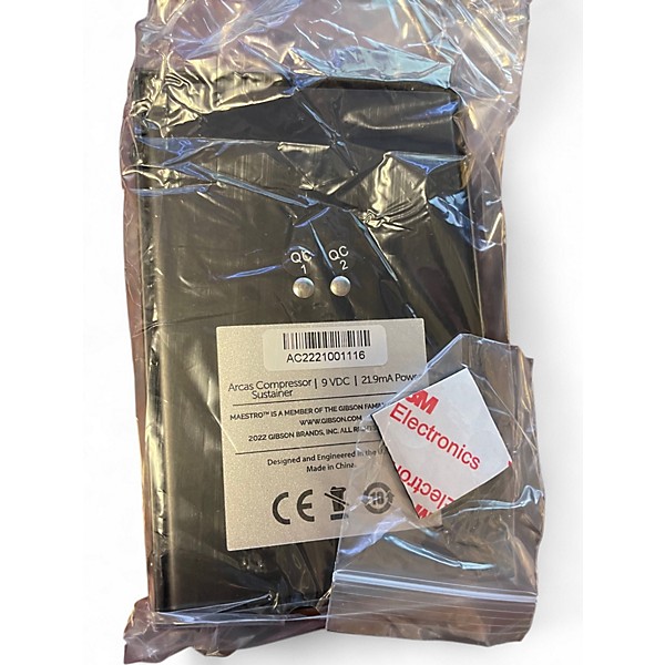 Used Maestro ARCAS COMPRESSOR SUSTAIN Effect Pedal