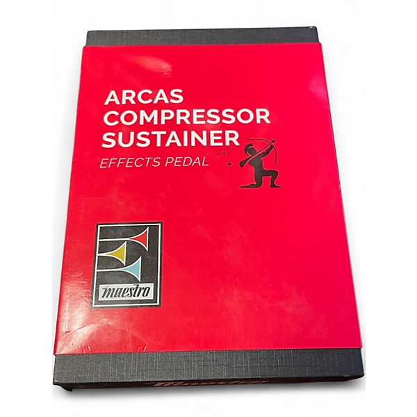 Used Maestro ARCAS COMPRESSOR SUSTAIN Effect Pedal