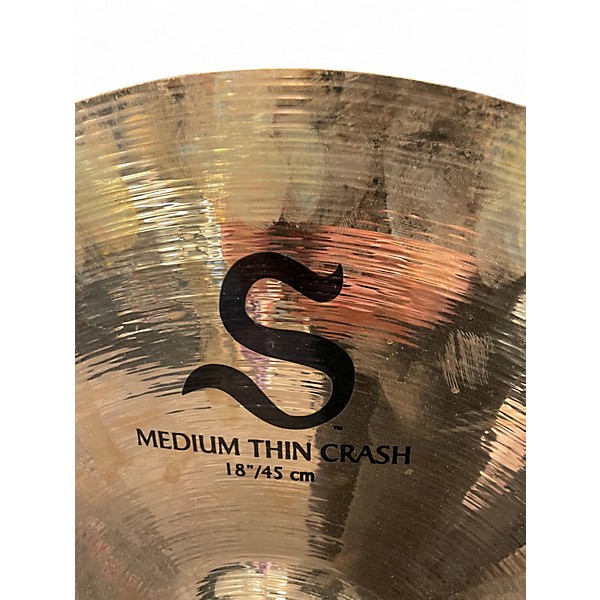 Used Zildjian 18in S Family Medium Thin Crash Cymbal