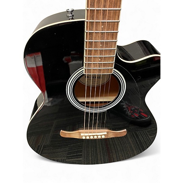 Used Fender  FA135CE BLACK Acoustic Electric Guitar