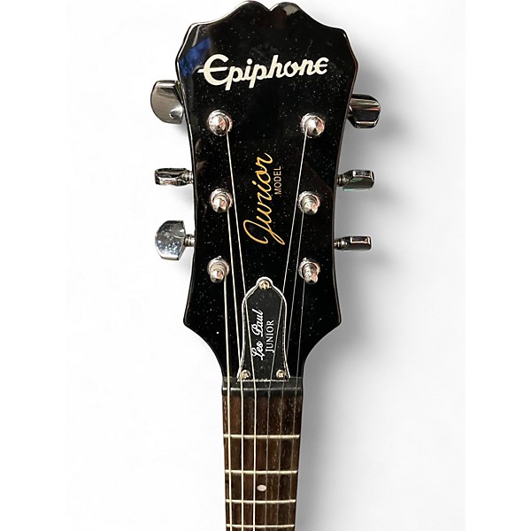 Used Epiphone Les Paul Junior Black Solid Body Electric Guitar