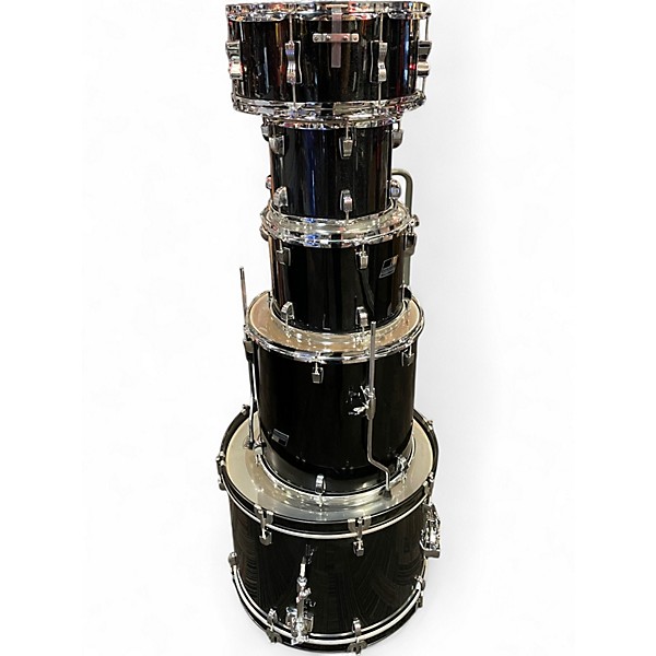 Used Ludwig 5 Piece BACKBEAT BLACK SPARKLE Drum Kit