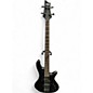 Used Schecter Guitar Research STILETTO STEALTH BLACK Electric Bass Guitar thumbnail