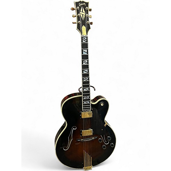 Vintage 1979 Gibson Super V CES Sunburst Hollow Body Electric Guitar