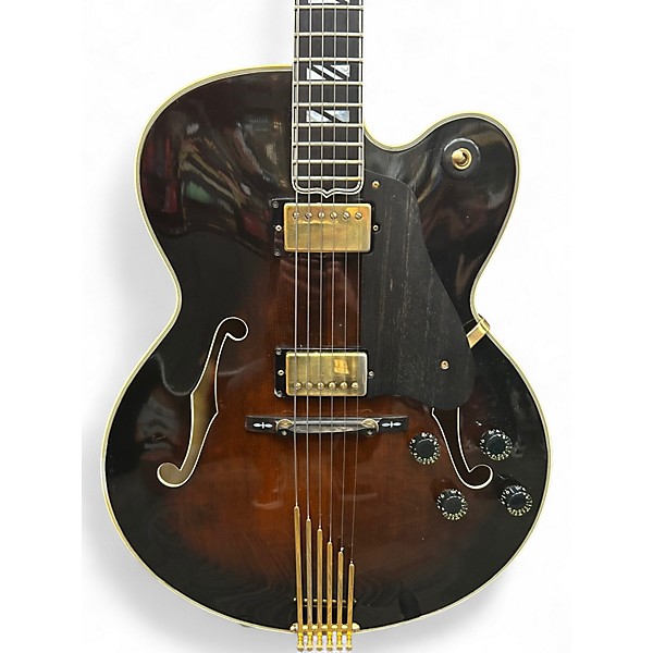 Vintage 1979 Gibson Super V CES Sunburst Hollow Body Electric Guitar